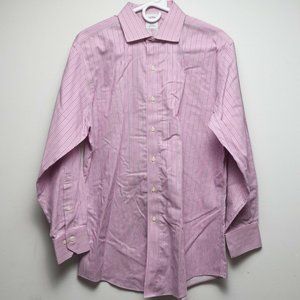 BROOKS BROTHERS STRIPED BUTTON DOWN SHIRT 16-2/3